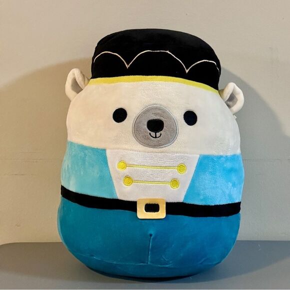 Squishmallows Gleb the Polar Bear Nutcracker 13” Plush - Picture 1 of 9